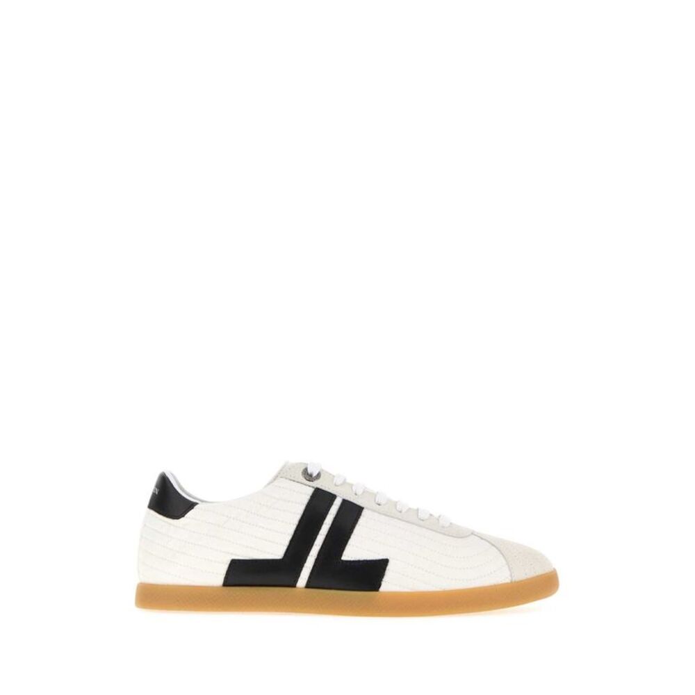 Lanvin Women White Canvas Glen 2.0 Sneakers